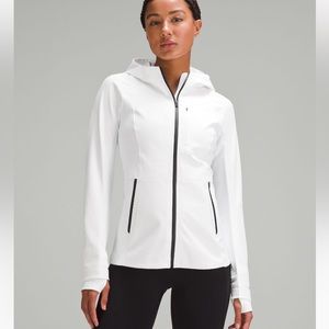 lululemon athletica White Hooded Jacket